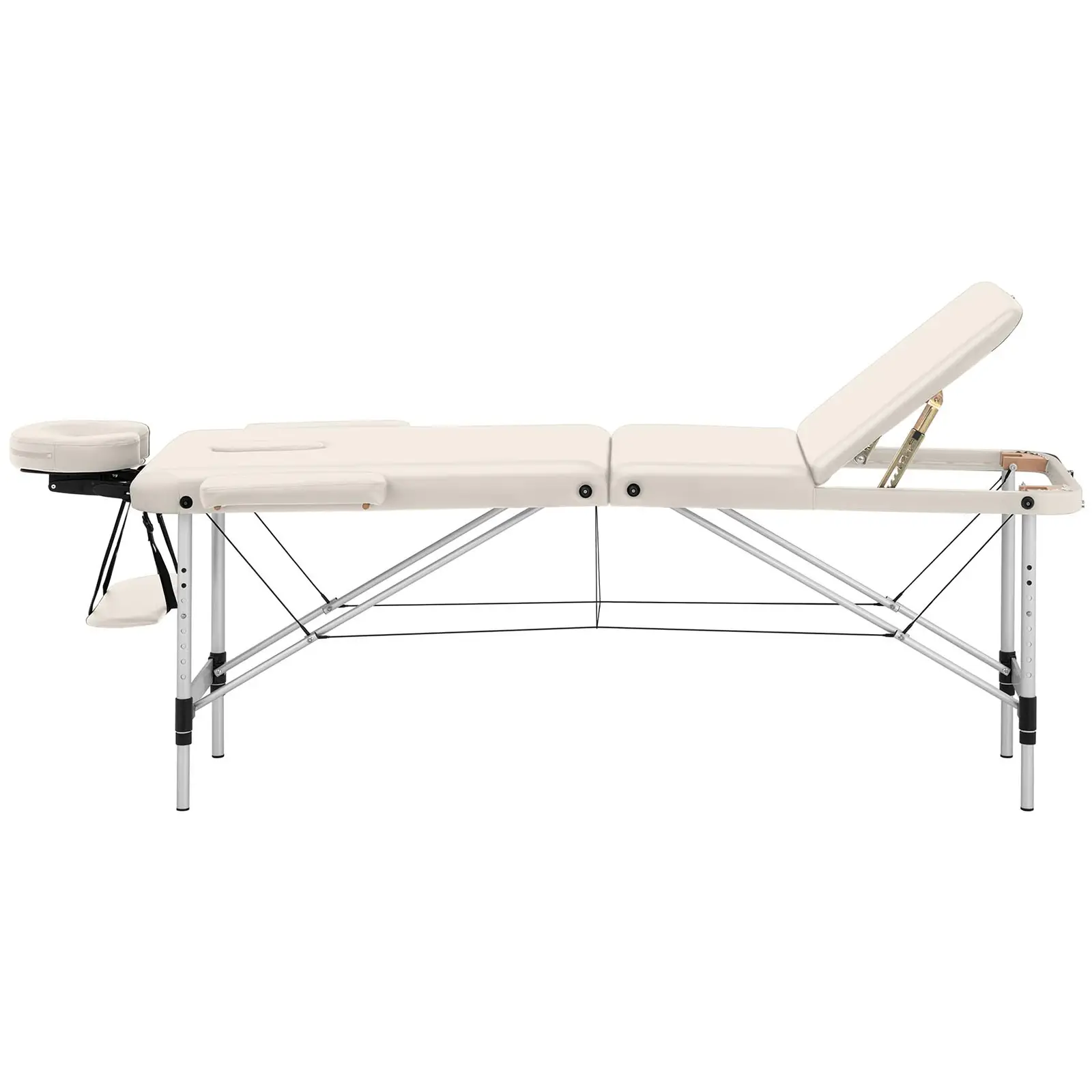 Lettino da massaggio portatile - 185 x 60 x 62 cm - 227 kg - Black