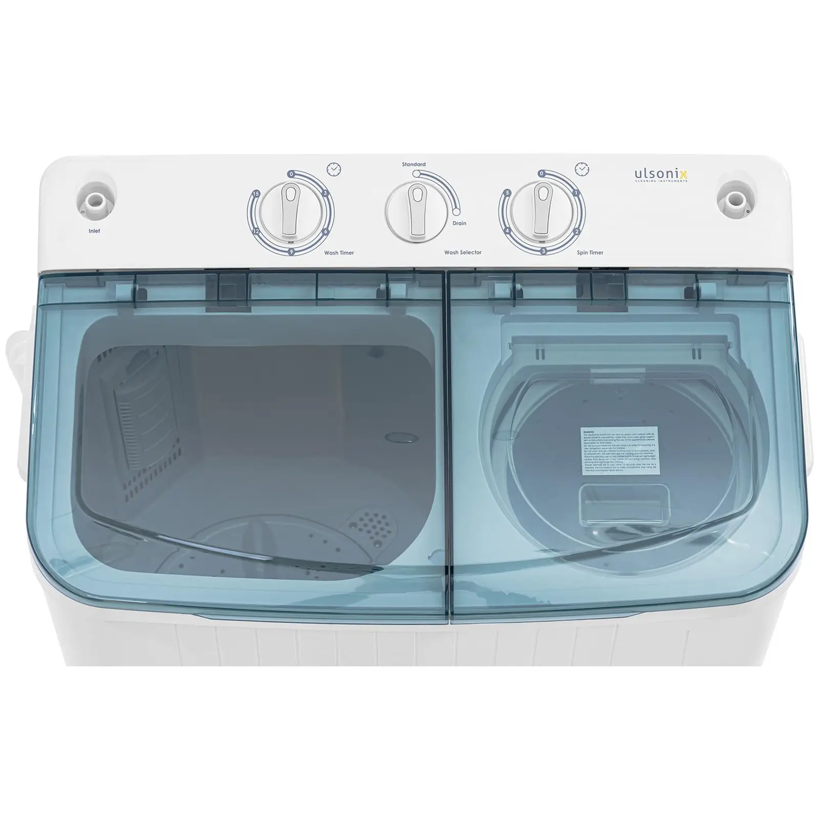 Mini lavatrice - Semiautomatica - Con centrifuga separata - 5 kg