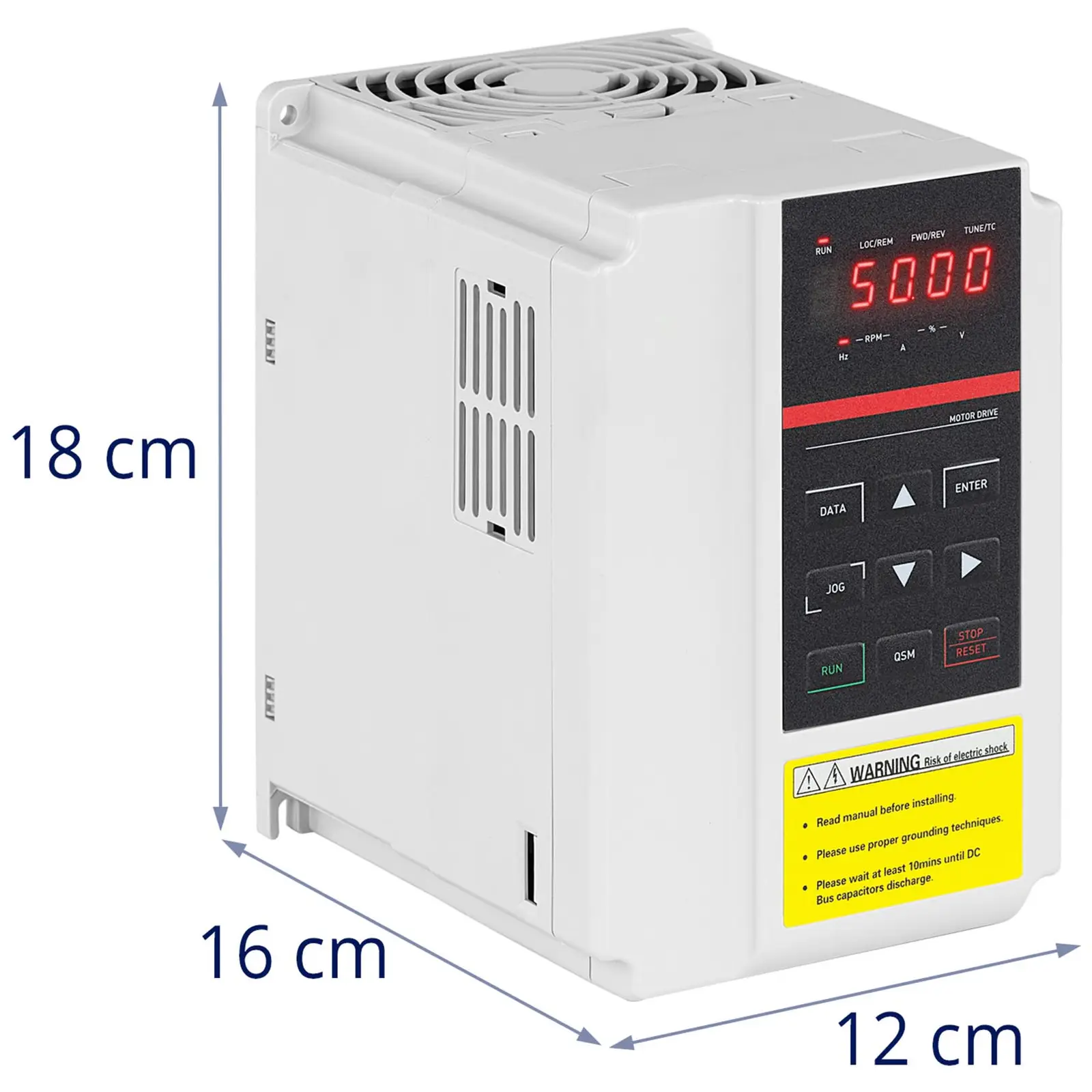 Frequenzumrichter - 2,2 KW / 3 PS - 380 V - 50 - 60 Hz - LED