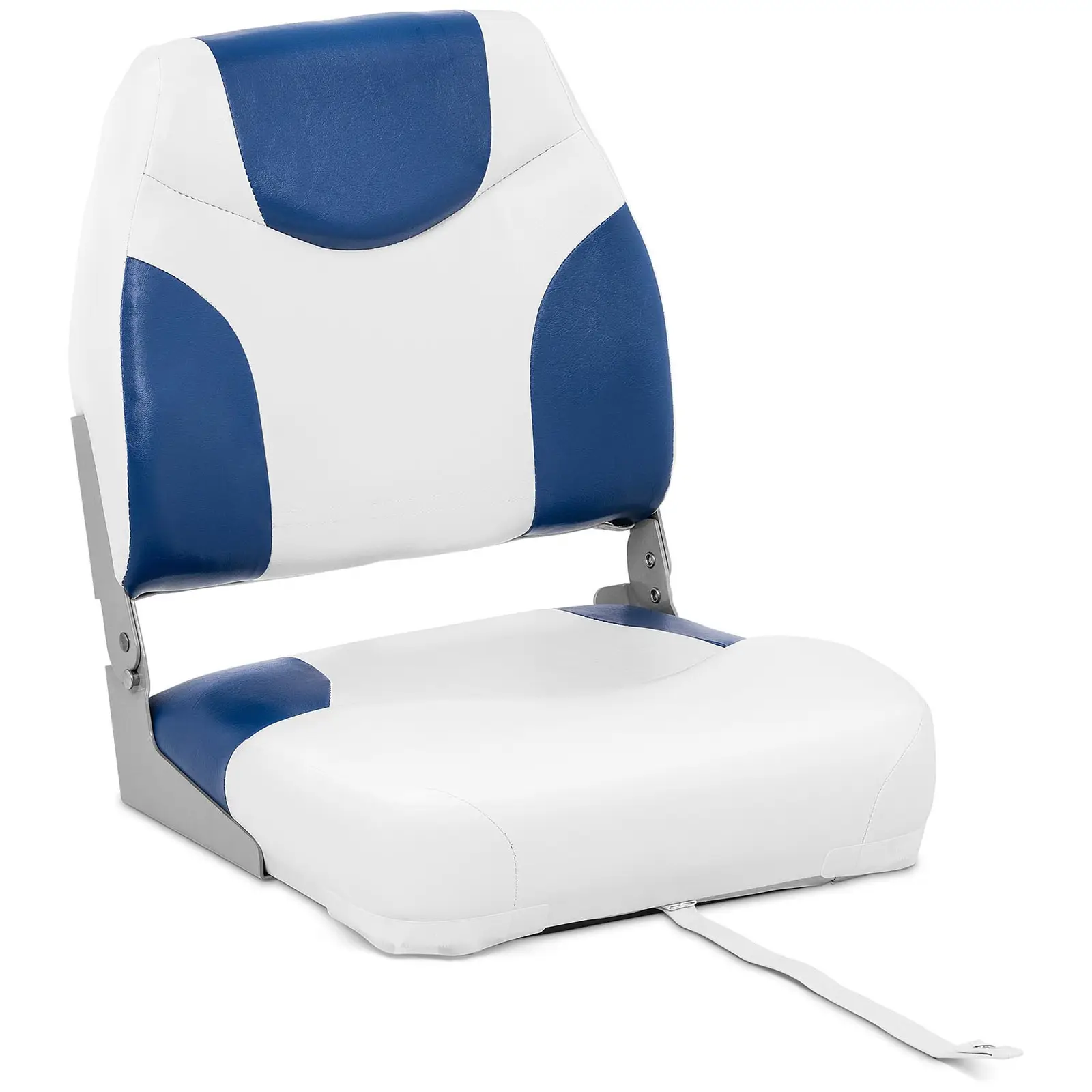Bootssitz - 42 x 50 x 51 cm - Blau, Weiß
