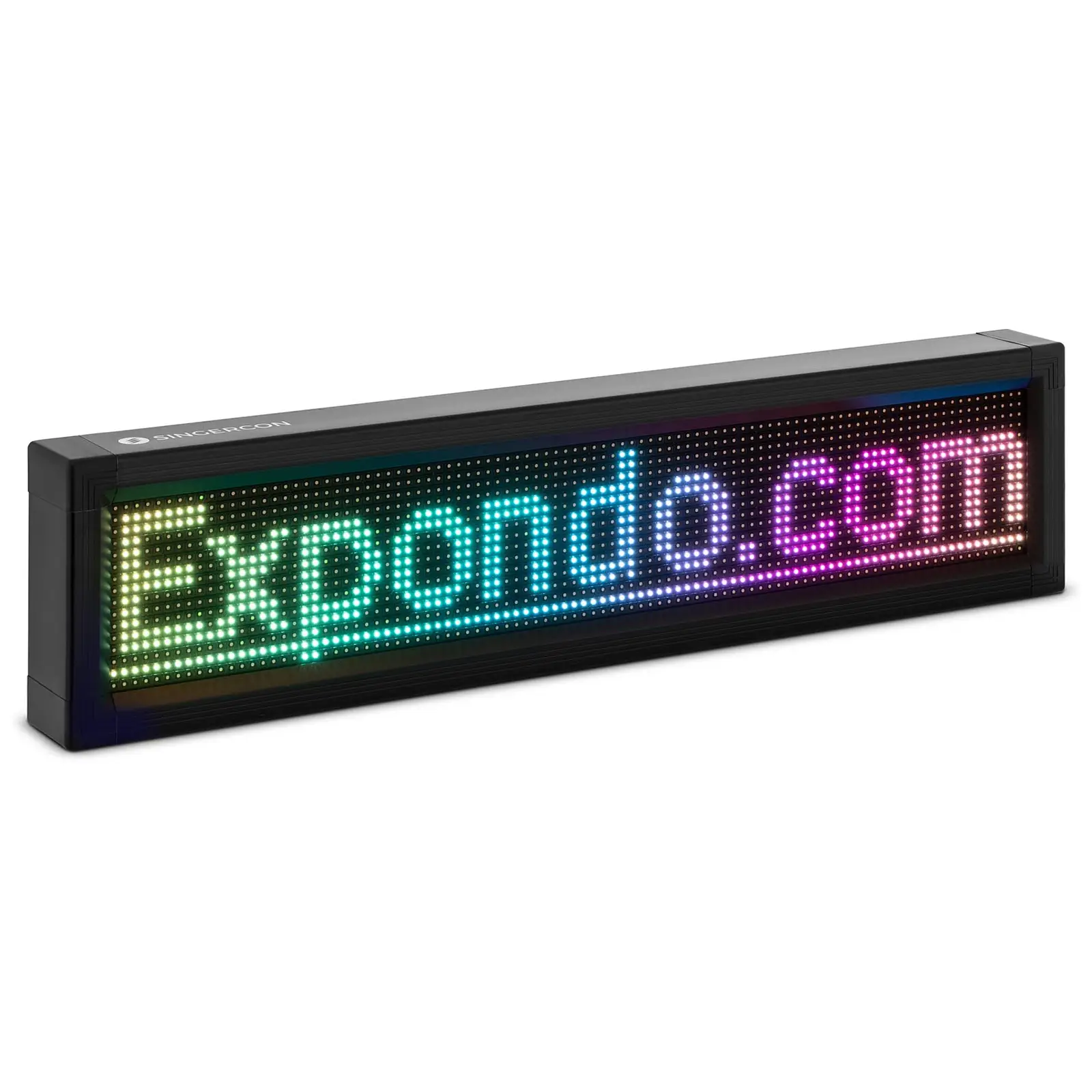 Scritta LED - 96 x 16 LED colorati - 67 x 19 cm - Programmabile