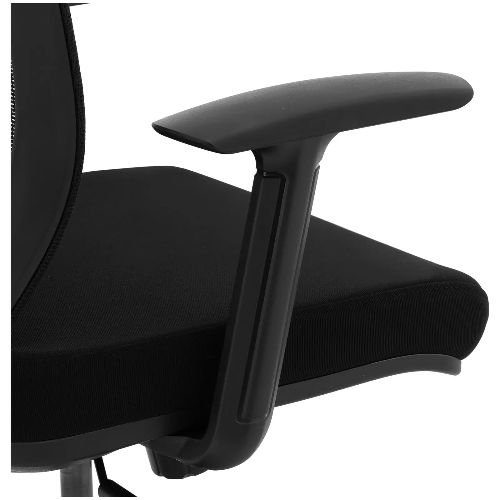 Bürostuhl - Netzrücken - Kopfstütze - 50 x 50 cm Sitz - bis 150 kg - schwarz
